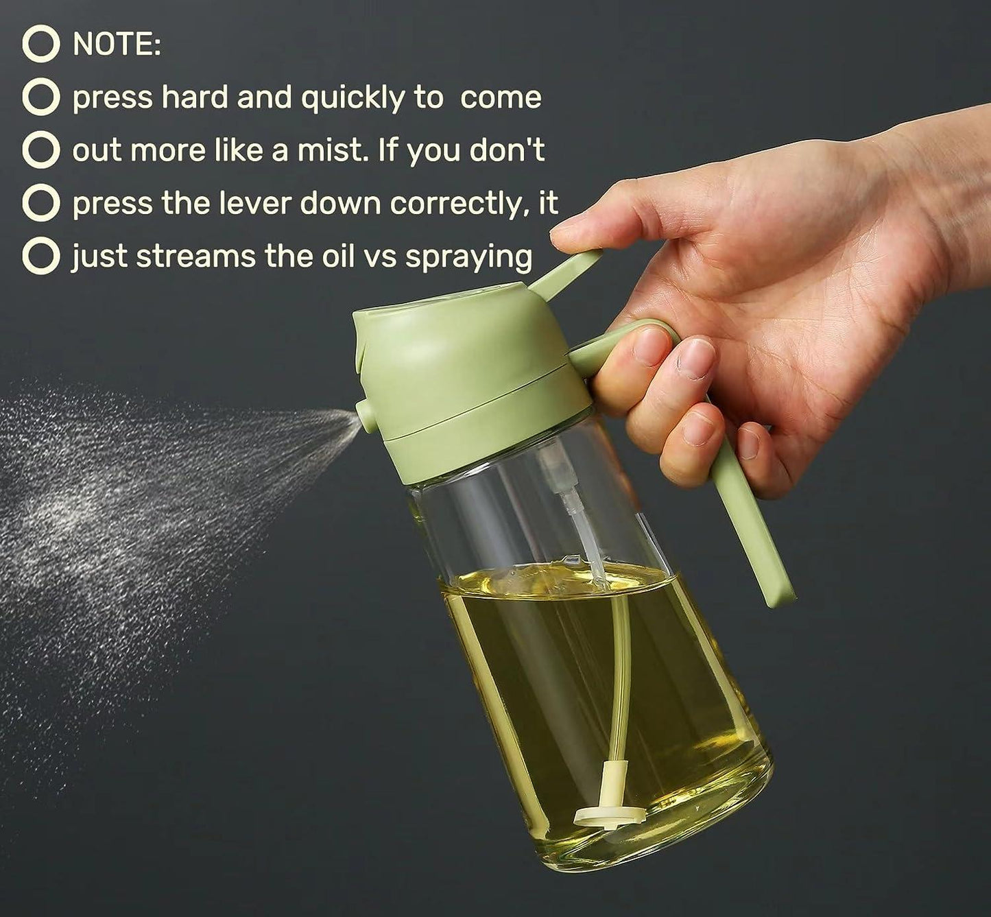 Premium Oil Spray Bottle
